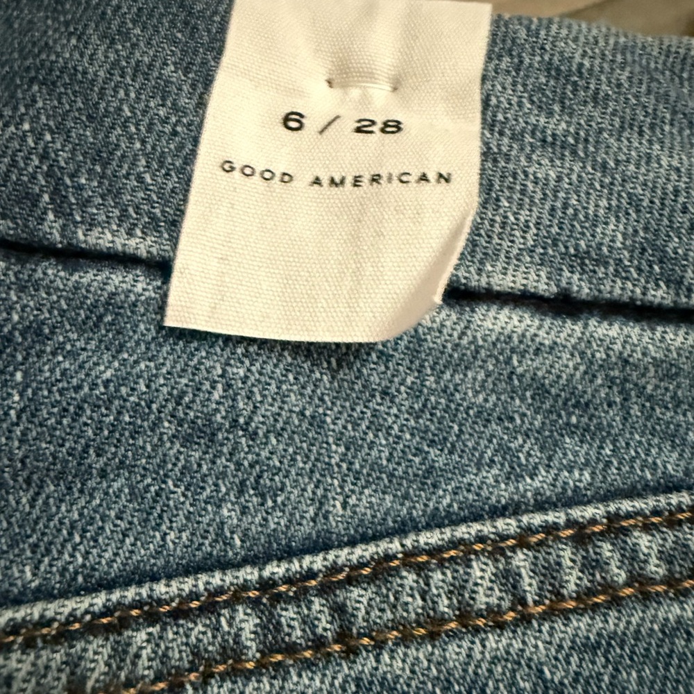 NWT Good American Good Skate High Rise Wide Leg - Picture 5 of 8